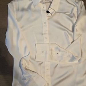 Elegant Cream Button-Up Shirt